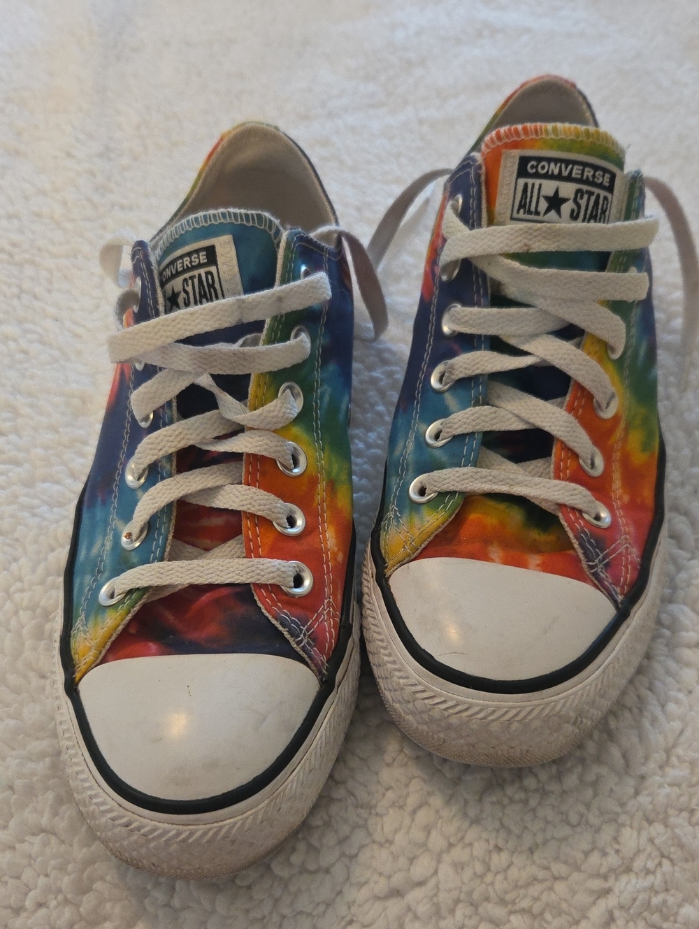 Converse Low Top Tie-Dye Canvas Sneakers - Multi - Picture 2 of 7